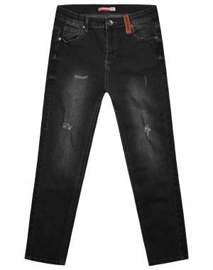 Elastic boy΄s five-pocket jeans