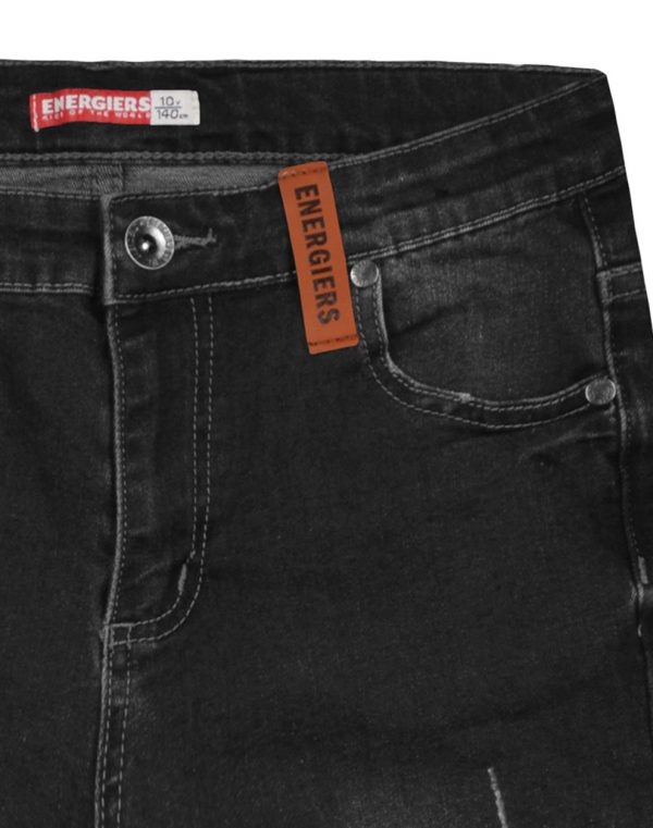 Elastic boy΄s five-pocket jeans