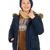 Boy΄s jacket with faux sheepskin lining