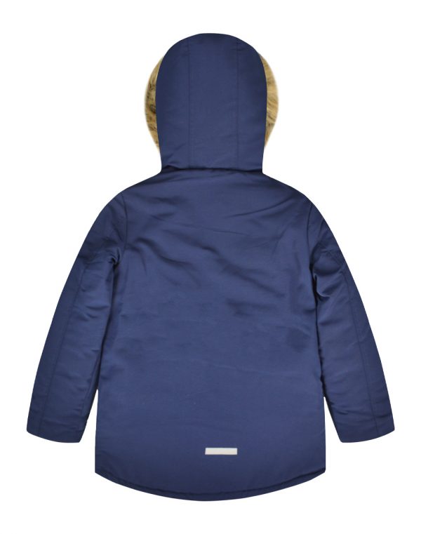 Boy΄s jacket with faux sheepskin lining