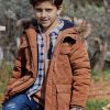 Boy΄s jacket with faux sheepskin lining