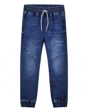 Elastic boy΄s jeans with elastic waistband