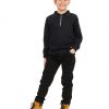 Pants with elastic waistband for boys