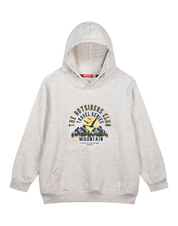 Boy΄s fleece sweatshirt with hood