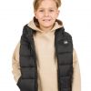 Boy΄s single-coloured puffer vest jacket