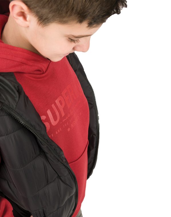 Boy΄s fleece sweatshirt with hood