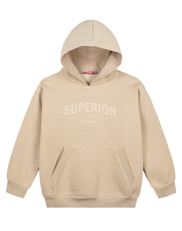 Boy΄s fleece sweatshirt with hood