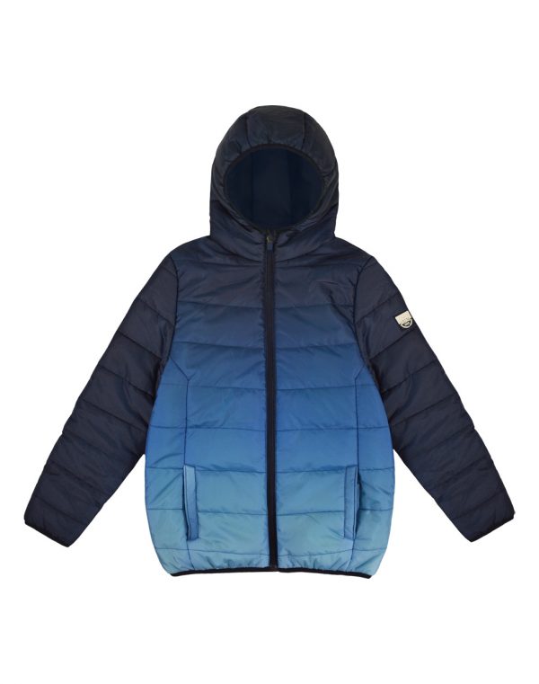 Boy΄s gradient puffer jacket with hood