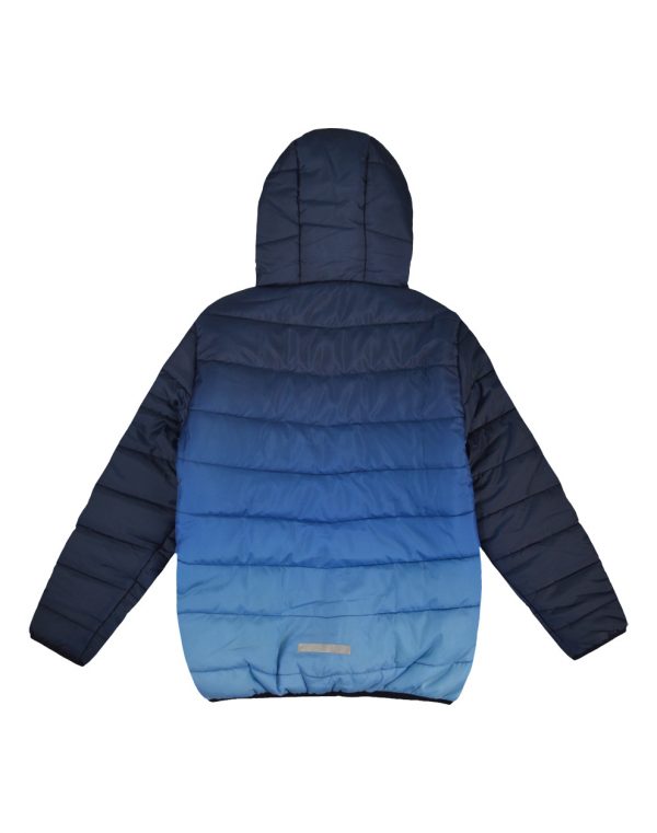 Boy΄s gradient puffer jacket with hood