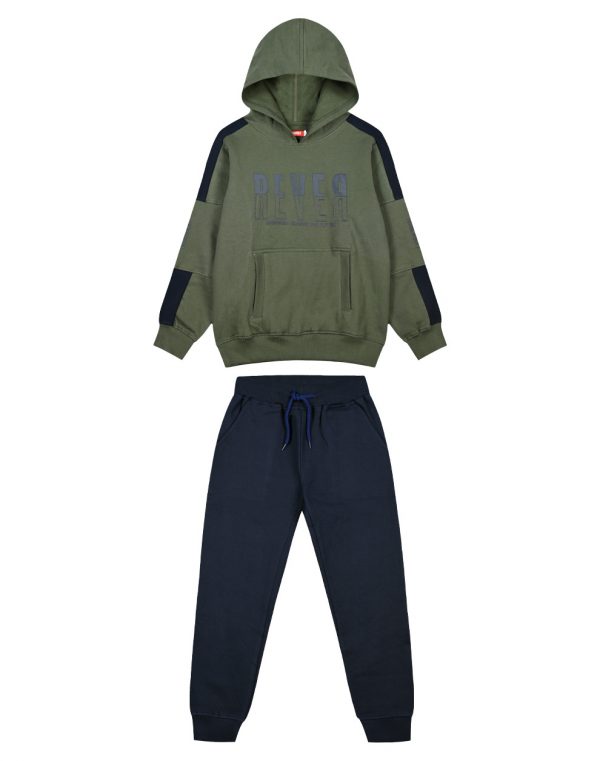 Boy΄s fleece jogging set with hood