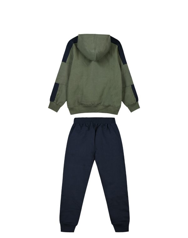 Boy΄s fleece jogging set with hood