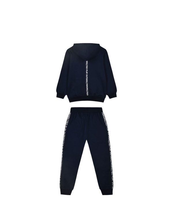 Boy΄s fleece jogging set with hood