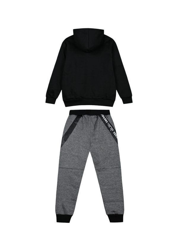 Boy΄s fleece jogging set with hood