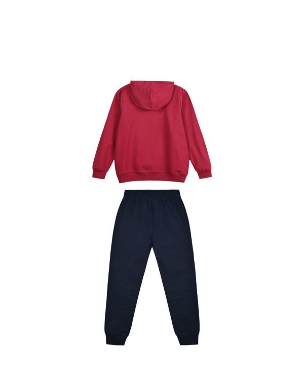 Boy΄s fleece jogging set with hood