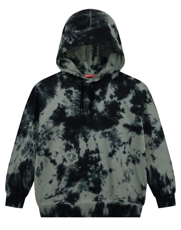 Boy΄s tie dye fleece sweatshirt with hood