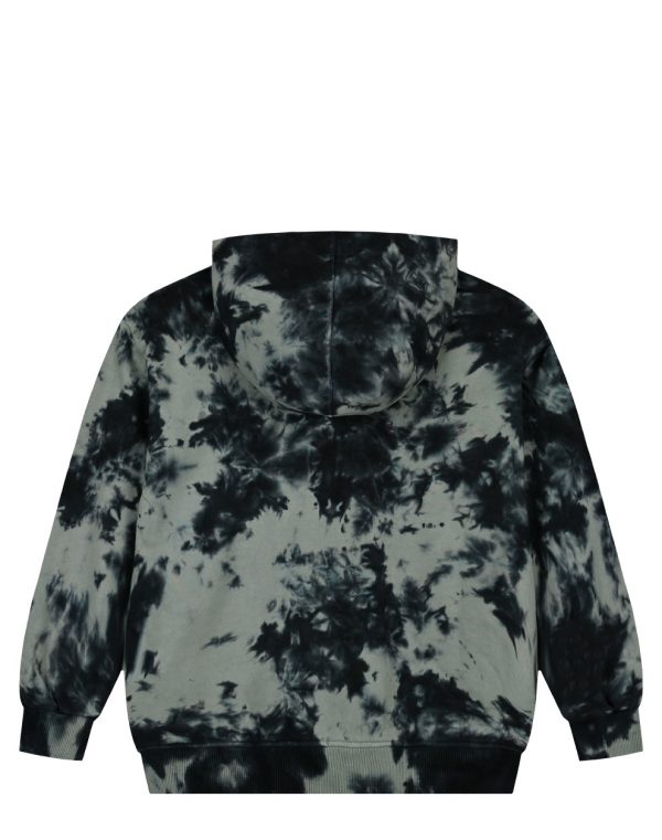 Boy΄s tie dye fleece sweatshirt with hood