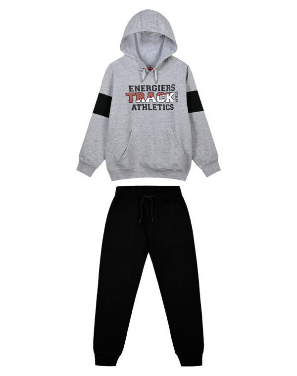 Boy΄s fleece jogging set with hood