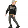 Boy΄s fleece jogging set with hood