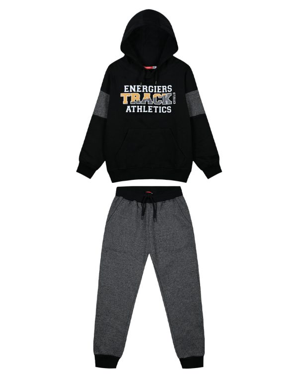 Boy΄s fleece jogging set with hood