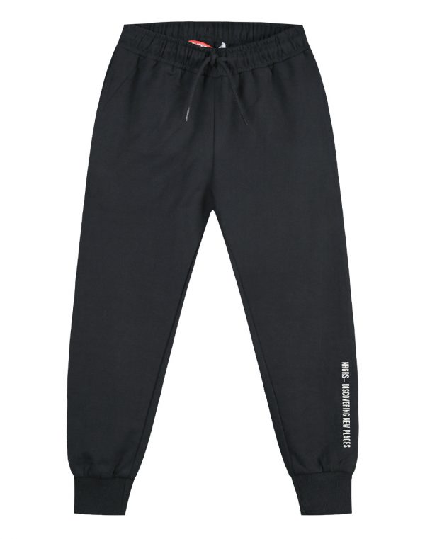 Fleece sweatpants with print for boys