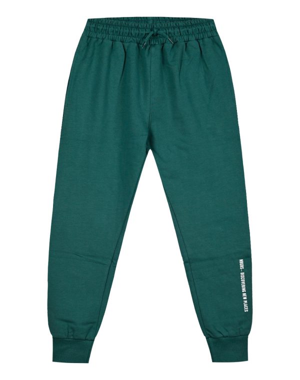 Fleece sweatpants with print for boys