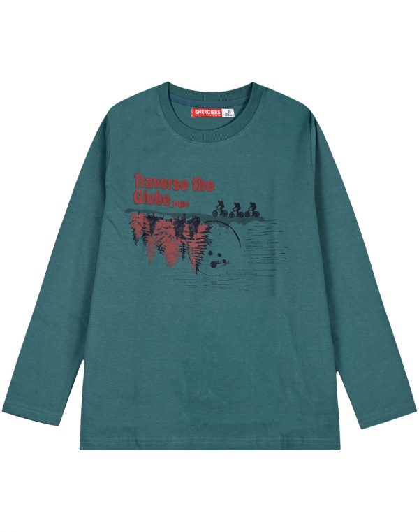 Boys΄ Mako Print Cotton T-Shirt