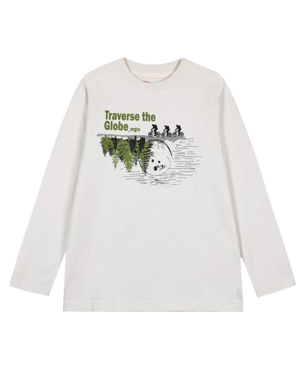 Boys΄ Mako Print Cotton T-Shirt