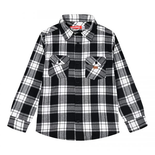 Checkered button up shirt for boys