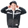 Fleece jacket with hood for boys