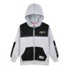 Fleece jacket with hood for boys