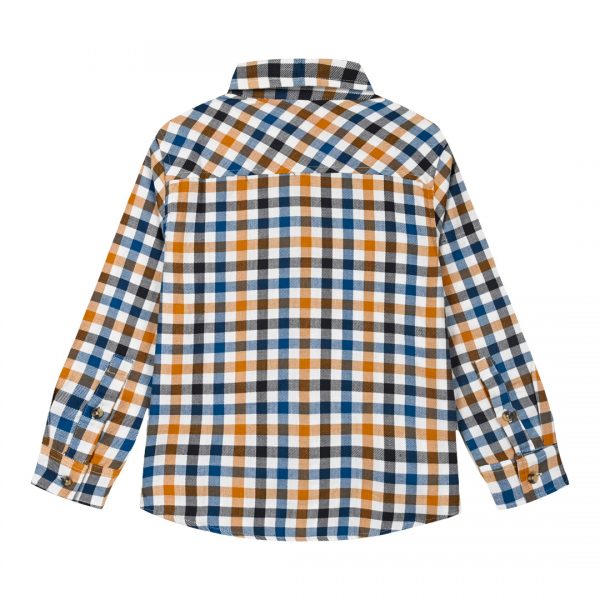 Checkered button up shirt for boys