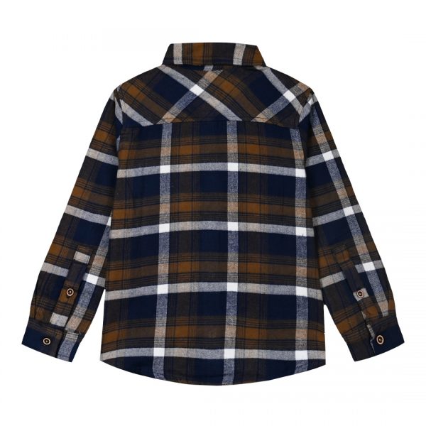 Checkered button up shirt for boys