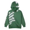 Printed fleece hoodie for boys