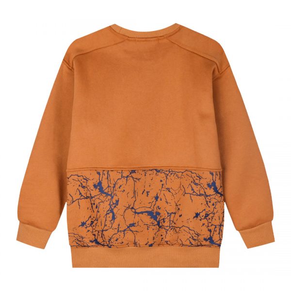 Printed fleece pullover for boys