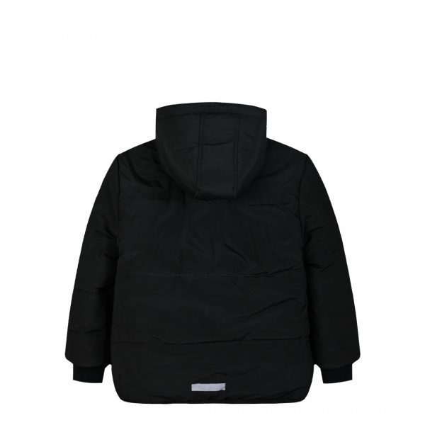 Double face jacket with hood for boys