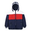 Double face jacket with hood for boys