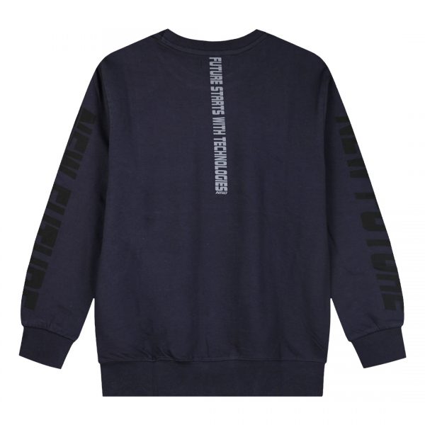 Fleece sweatshirt with prints for boys