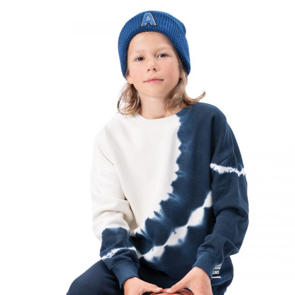 Gradient fleece sweatshirt for boys