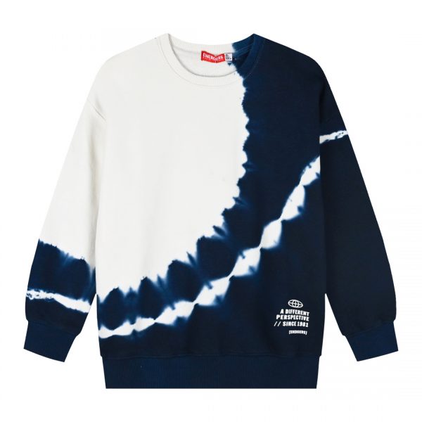 Gradient fleece sweatshirt for boys