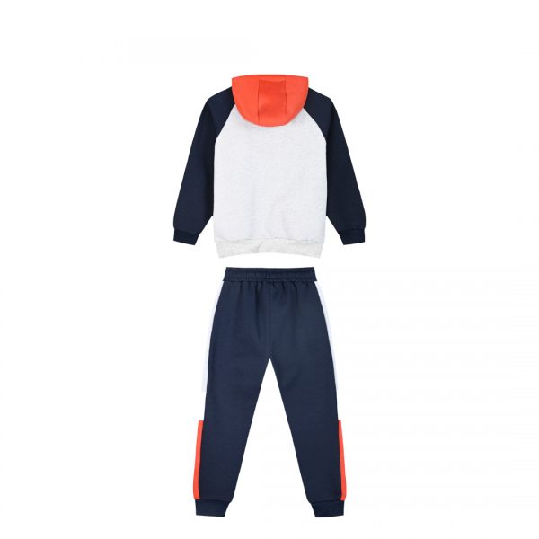 Fleece tracksuit with jacket for boys