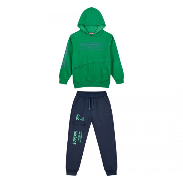 Fleece tracksuit set for boys