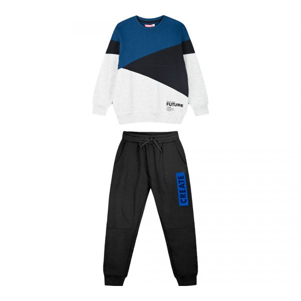 Fleece tracksuit for boys