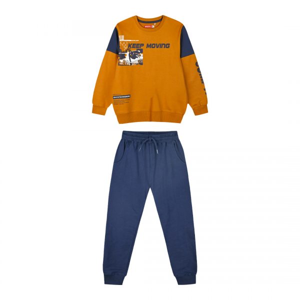 Fleece tracksuit set for boys