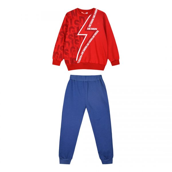 Fleece tracksuit set for boys