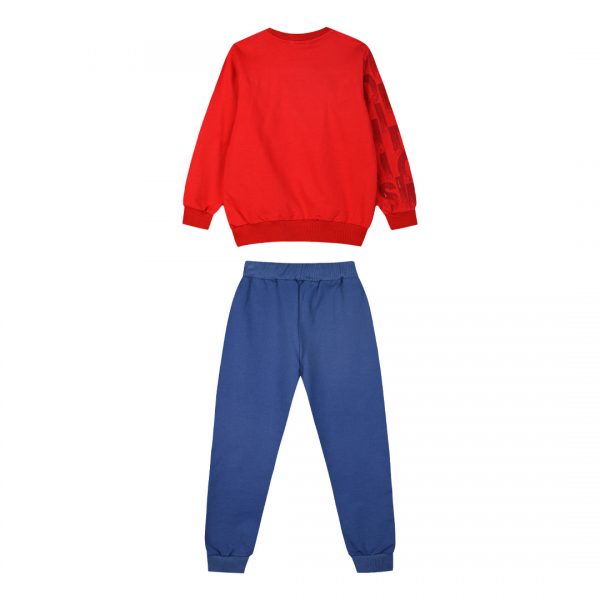 Fleece tracksuit set for boys