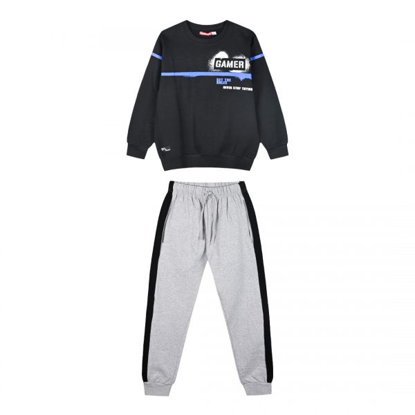 Fleece tracksuit set for boys