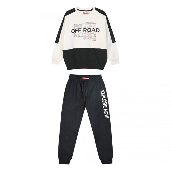 Fleece tracksuit set for boys