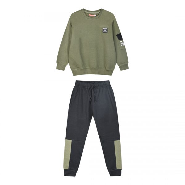 Fleece tracksuit set for boys