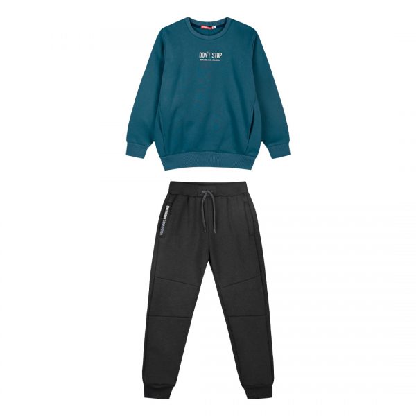 Fleece tracksuit set for boys