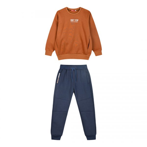 Fleece tracksuit set for boys